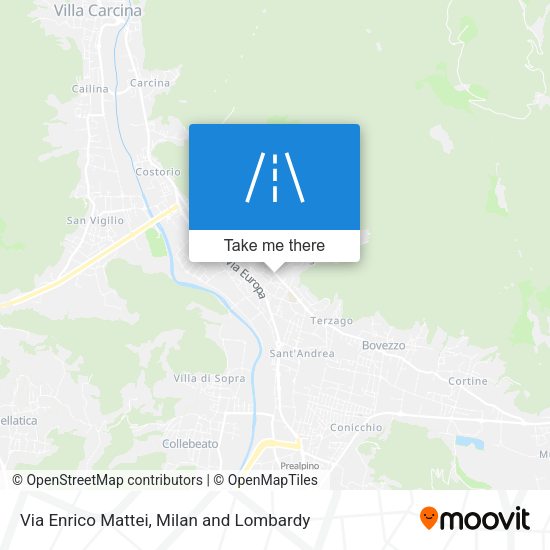 Via Enrico Mattei map