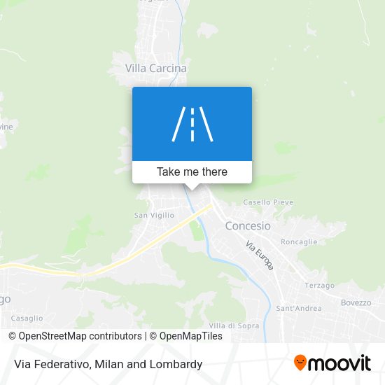 Via Federativo map
