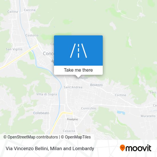 Via Vincenzo Bellini map