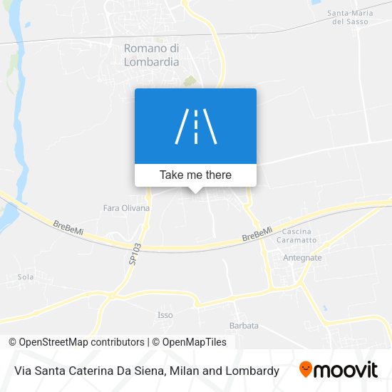 Via Santa Caterina Da Siena map