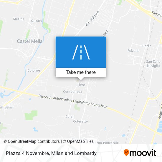 Piazza 4 Novembre map