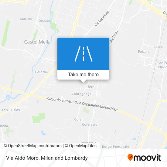 Via Aldo Moro map