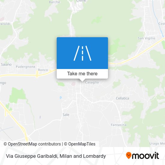 Via Giuseppe Garibaldi map