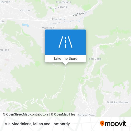 Via Maddalena map