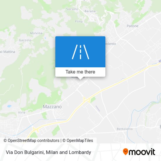 Via Don Bulgarini map