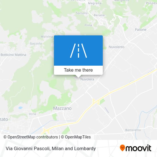 Via Giovanni Pascoli map