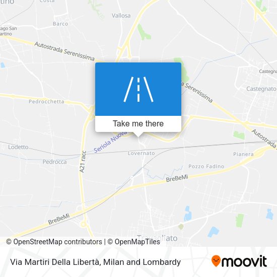 Via Martiri Della Libertà map