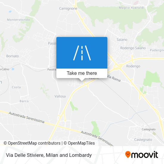 Via Delle Stiviere map