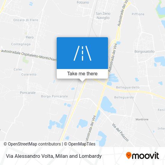 Via Alessandro Volta map