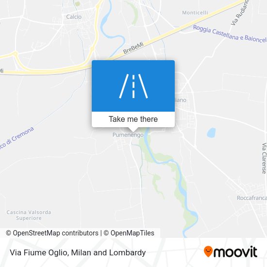Via Fiume Oglio map