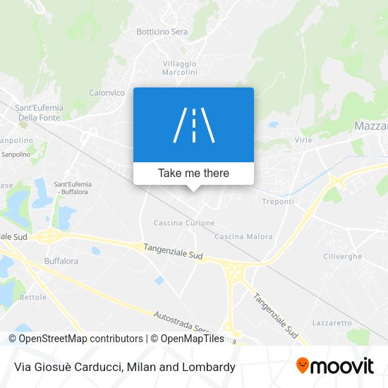 Via Giosuè Carducci map