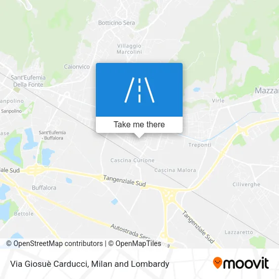 Via Giosuè Carducci map