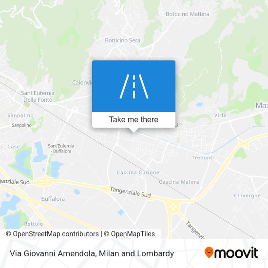 Via Giovanni Amendola map