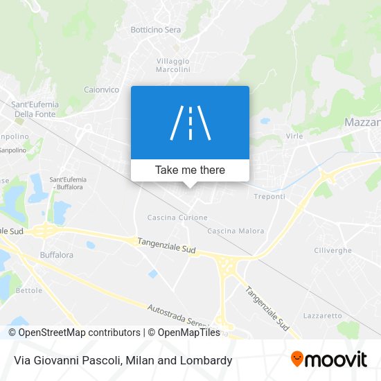 Via Giovanni Pascoli map