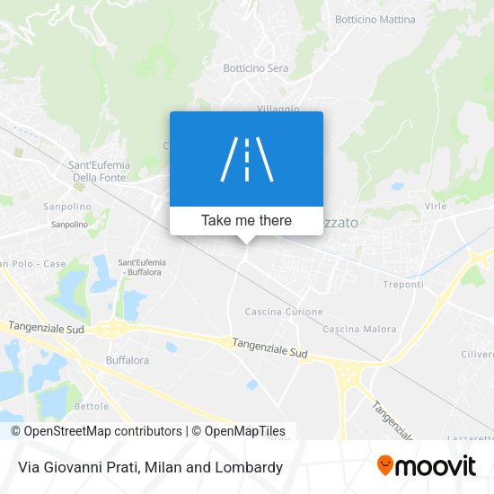 Via Giovanni Prati map