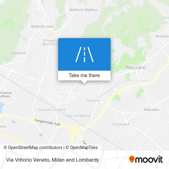 Via Vittorio Veneto map