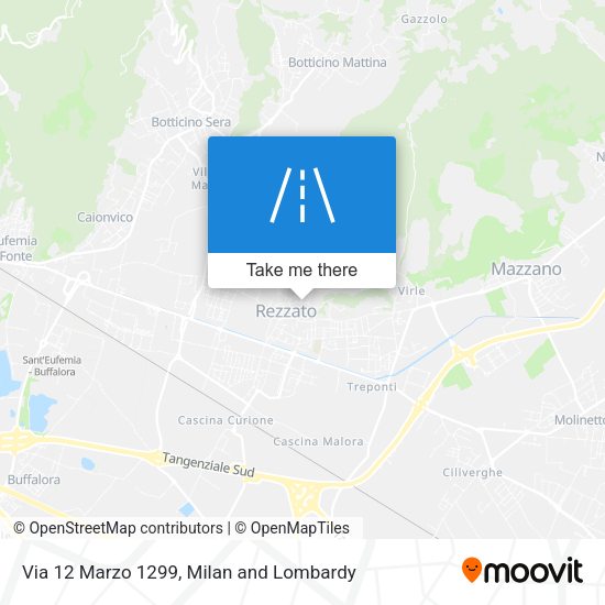 Via 12 Marzo 1299 map