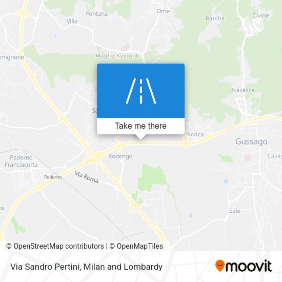 Via Sandro Pertini map