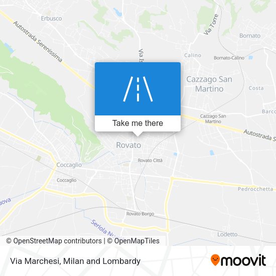 Via Marchesi map