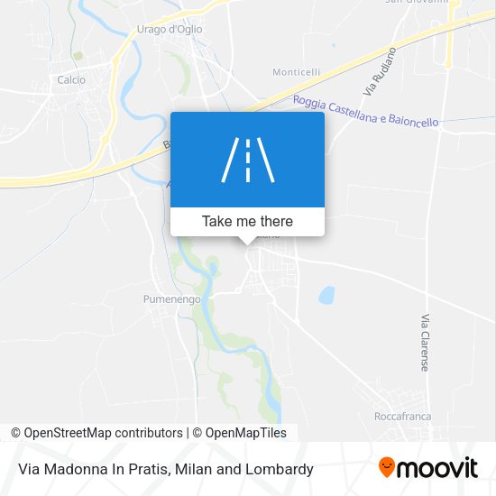 Via Madonna In Pratis map