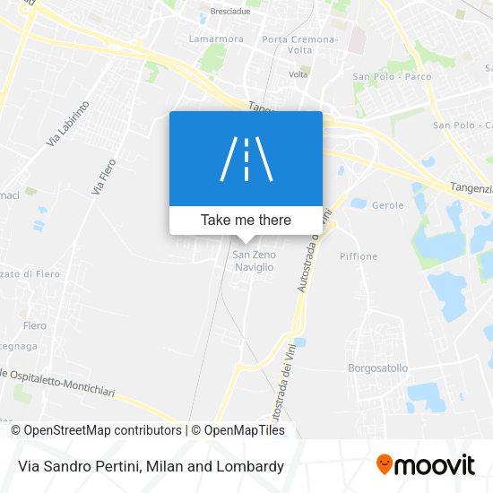 Via Sandro Pertini map