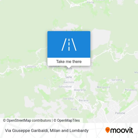 Via Giuseppe Garibaldi map