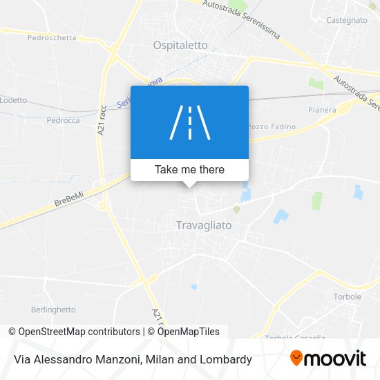 Via Alessandro Manzoni map