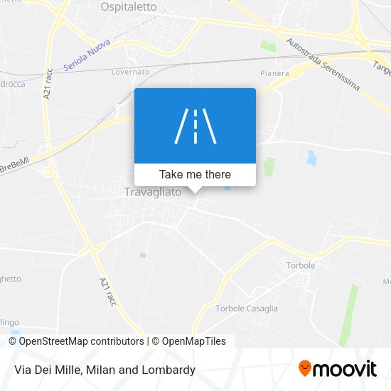 Via Dei Mille map