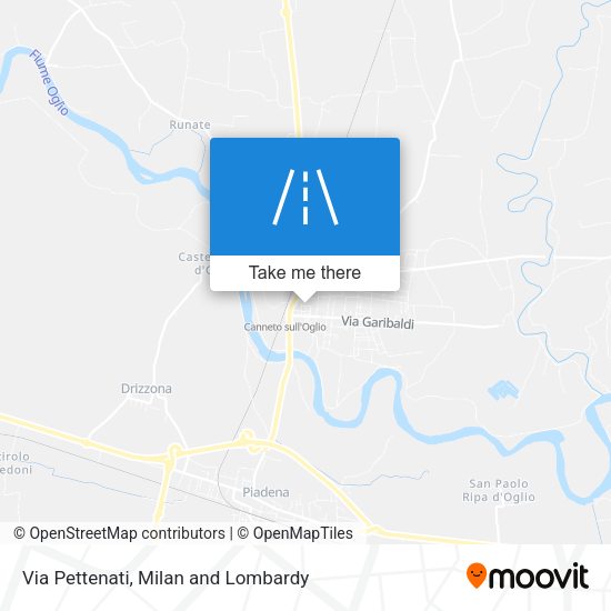 Via Pettenati map