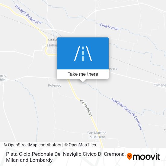 Pista Ciclo-Pedonale Del Naviglio Civico Di Cremona map