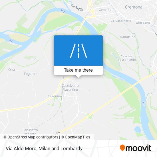 Via Aldo Moro map