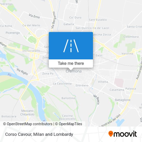 Corso Cavour map