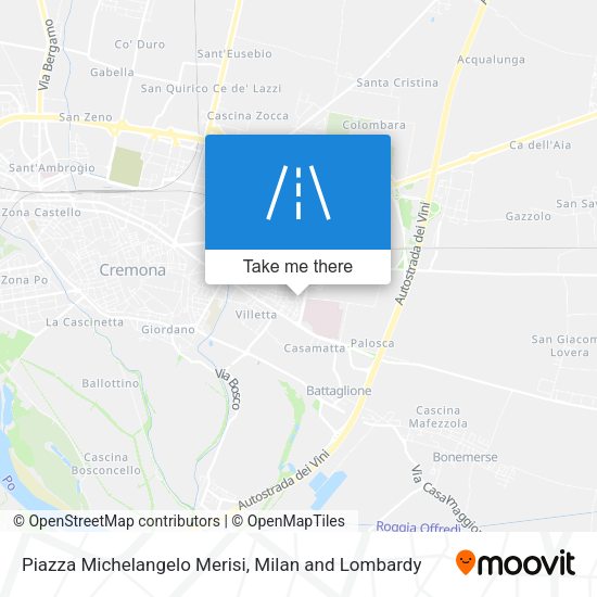 Piazza Michelangelo Merisi map
