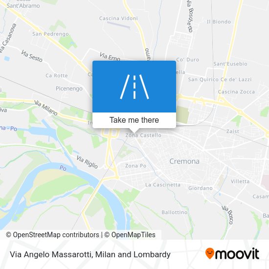 Via Angelo Massarotti map
