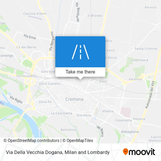 Via Della Vecchia Dogana map