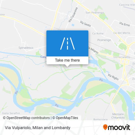 Via Vulpariolo map