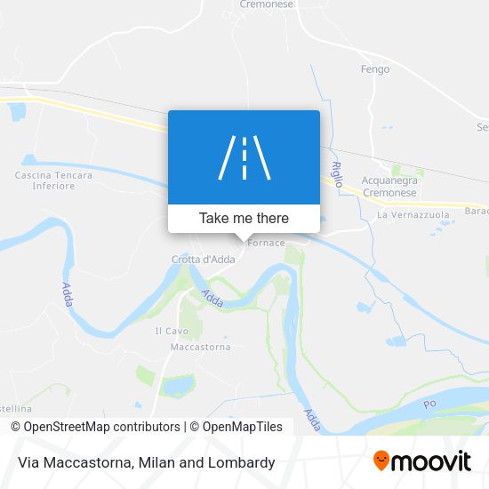 Via Maccastorna map