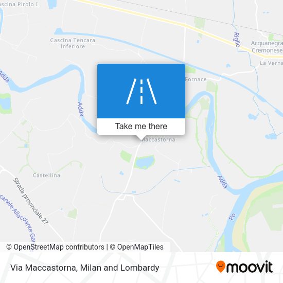 Via Maccastorna map