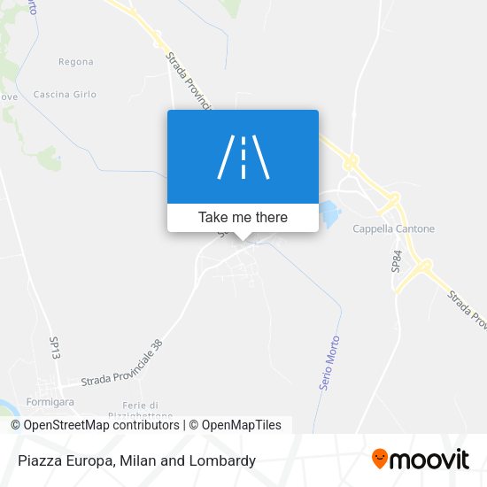 Piazza Europa map