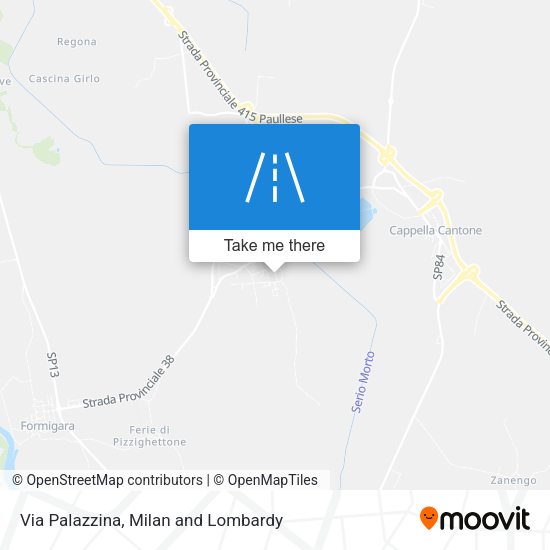 Via Palazzina map