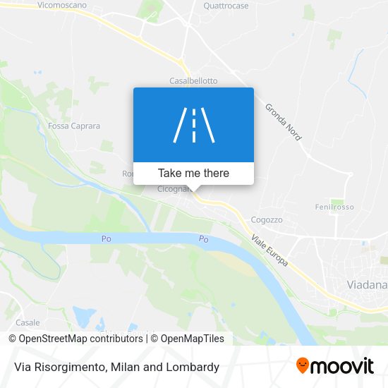 Via Risorgimento map