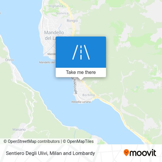 Sentiero Degli Ulivi map