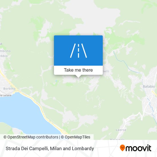 Strada Dei Campelli map