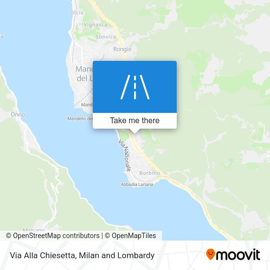 Via Alla Chiesetta map