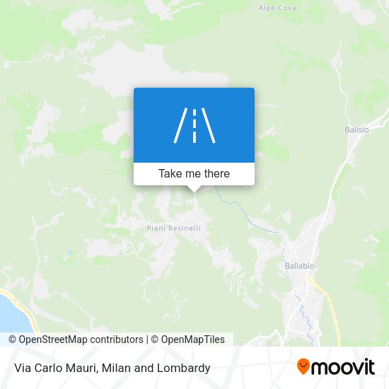 Via Carlo Mauri map