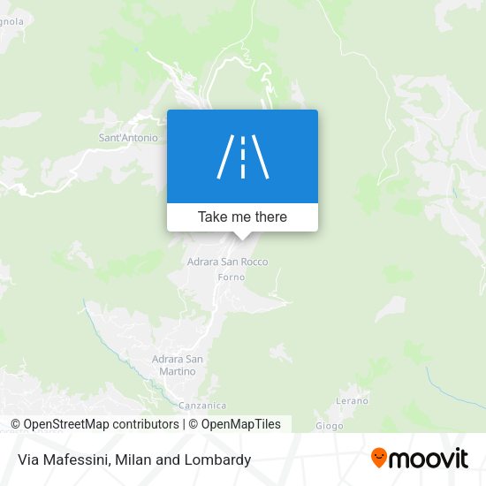 Via Mafessini map