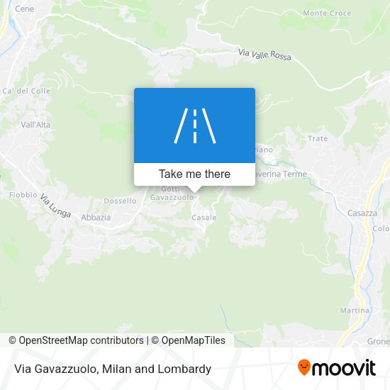Via Gavazzuolo map