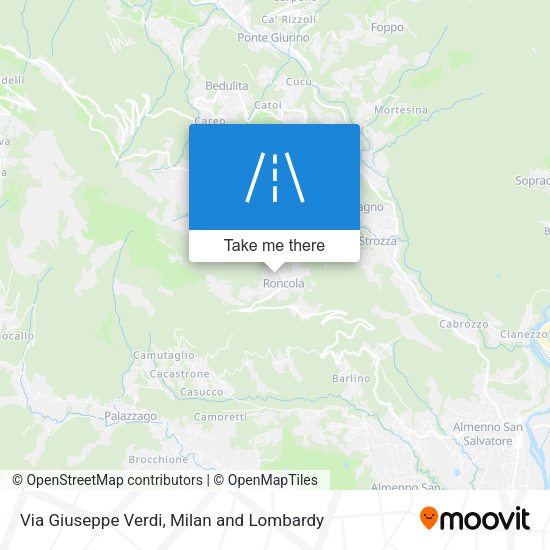 Via Giuseppe Verdi map