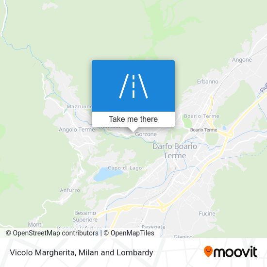Vicolo Margherita map