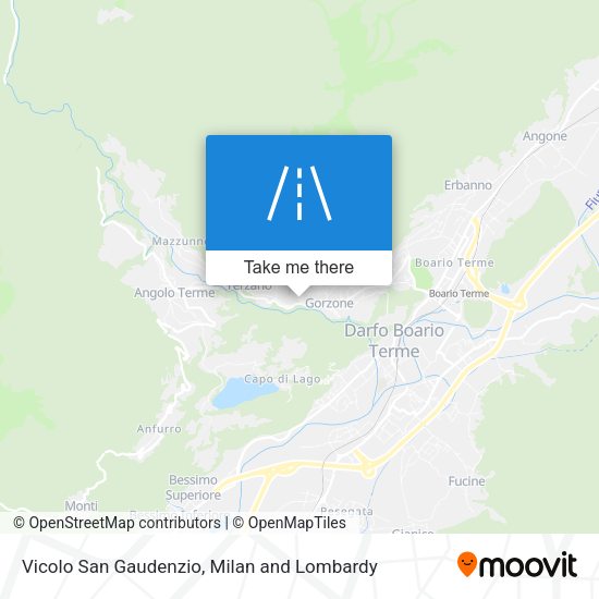 Vicolo San Gaudenzio map